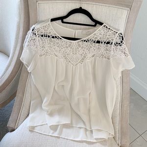Super cute sheer flowy top